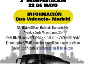 Interinos, a Madrid el 22 de mayo