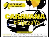 CONVOCATORIA A NIVEL ESTATAL. CARAVANA EN VALENCIA. DOMINGO 13 DE JUNIO de 11.00 A 12.00 H. ACUDE!!  #FijezaYa