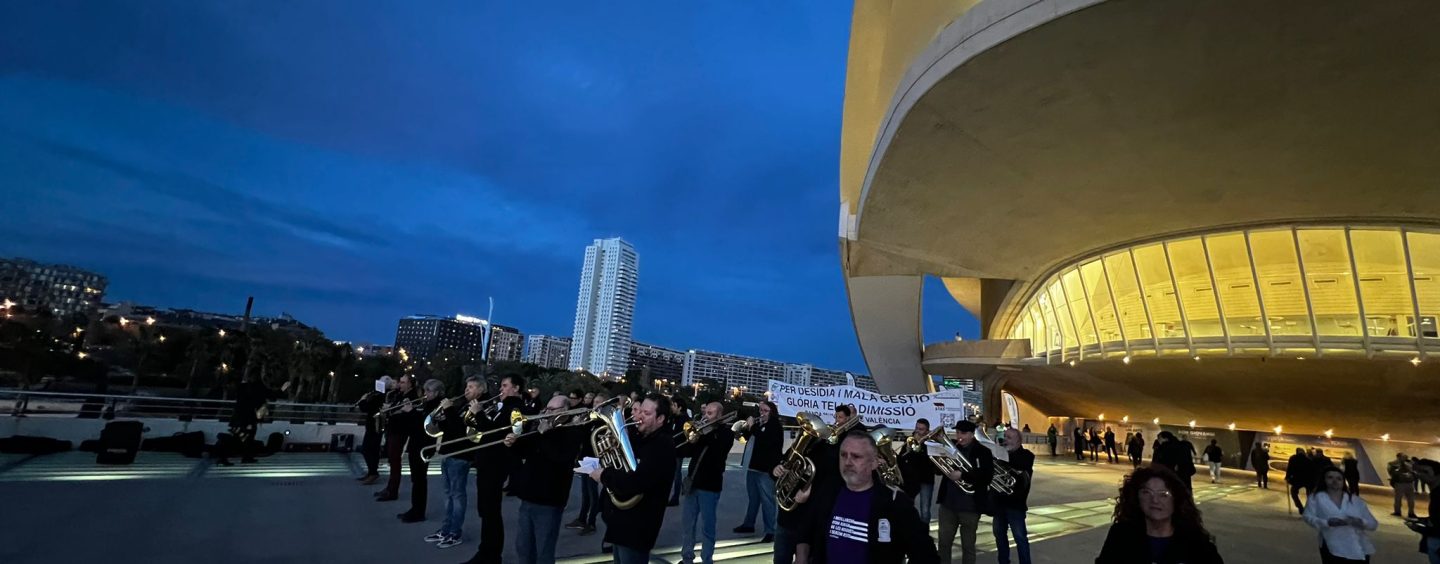 Nueva protesta de la Banda Municipal de València