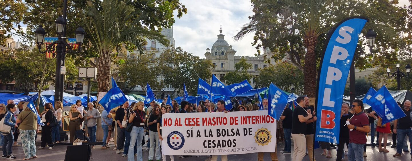 MANIFESTACIÓN POR LA CONTINUIDAD Y LA ESTABILIDAD LABORAL DEL PERSONAL INTERINO DEL AYTO. DE VALENCIA 13-10-2026